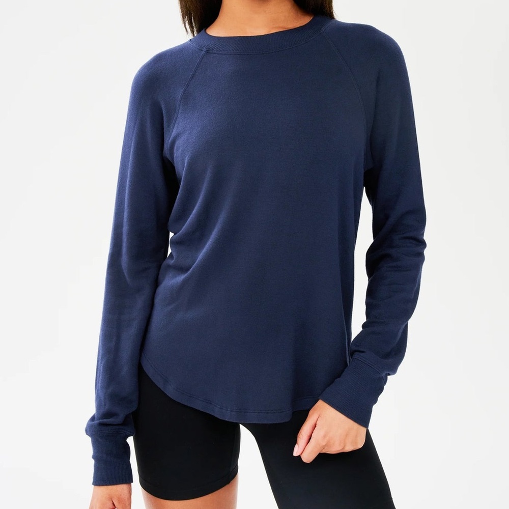 Splits 59 Warm Up Pullover Sweatshirt in Indigo - Size M